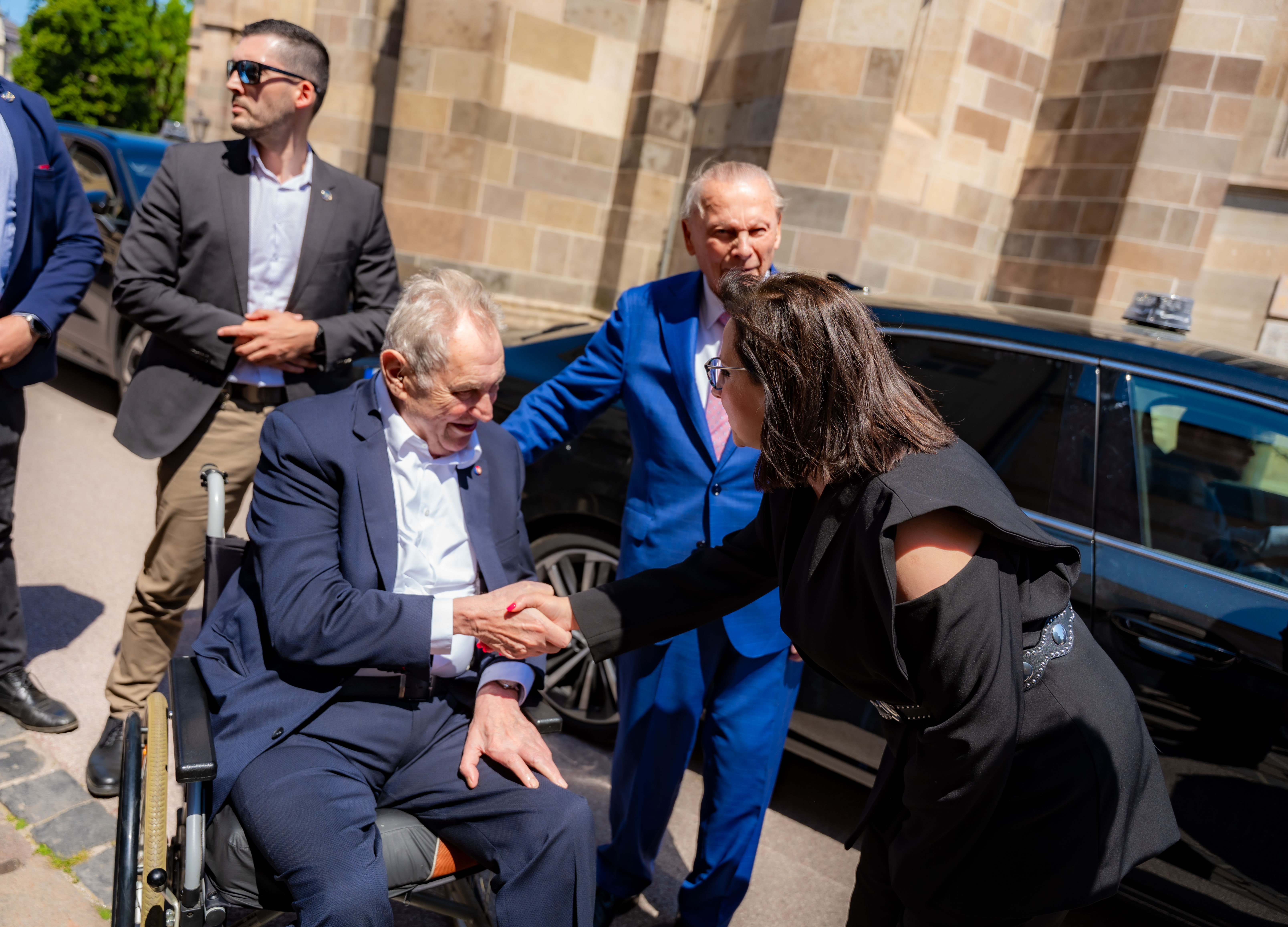 Prezident ZEMAN V Kosiciach so Schusterom -1-14